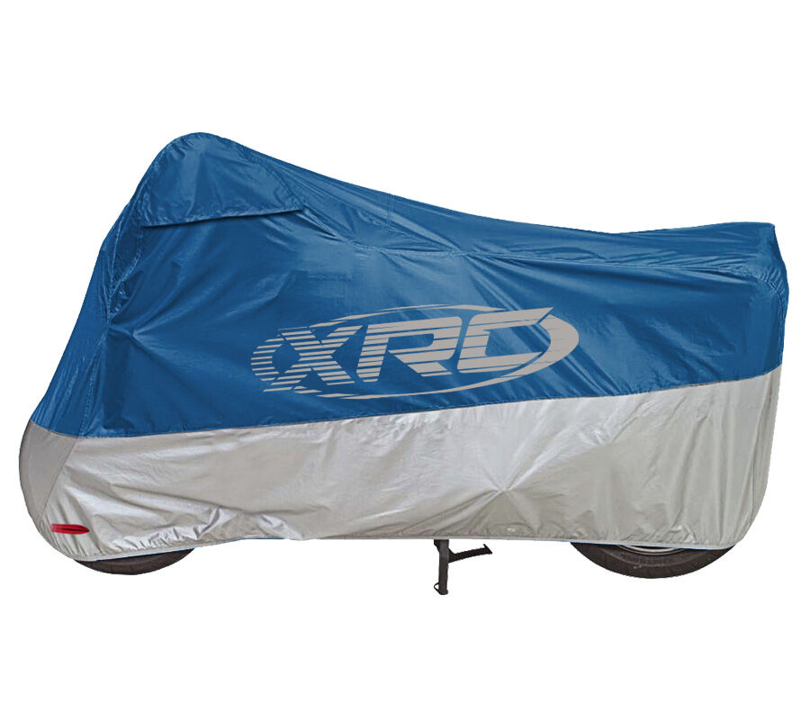 Plachta na moto XRC Indoor blue/silver vel. L