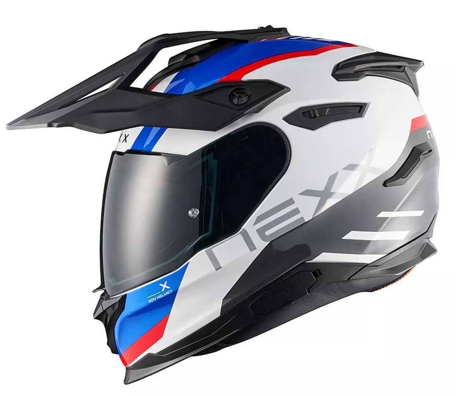 Adventure helma NEXX Y.Traveler Quest white/blue/red